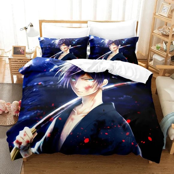ingNoragami Yato Bedding Set Duvet Cover Bedroom Comforter Covers Quilt Cover Home Textile