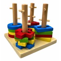 Linea Sport - Juego De Madera Para Motricidad Juguete Sensorial Montessori