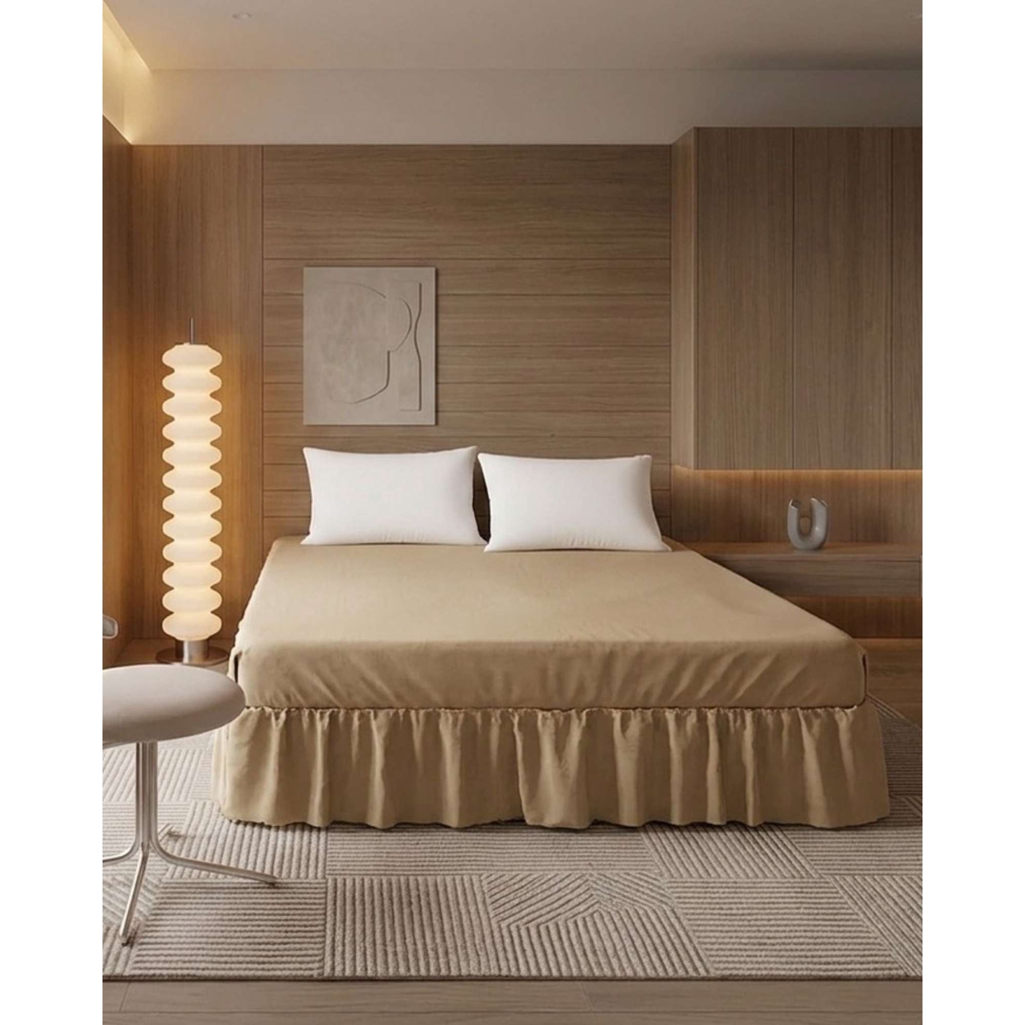 Imac Hogar - Faldón De Cama Estilo Moderno Y Ajuste Perfecto King 180x200 Cm