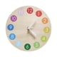 thumbnail image 1 of Reloj De Pared Colorido Para Ni?os De 11 Pulgadas Con Pilas Para Manos Blancas De Dormitorio, 1 of 5