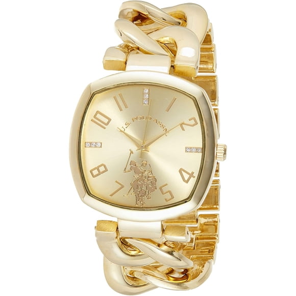 Reloj Mujer U.S. Polo Assn. Cadena Dorada 38mm Quartz