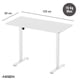 thumbnail image 3 of Escritorio Altura Regulable Essential 120x60cm Blanco Assen, 3 of 5
