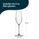 thumbnail image 3 of Juego de 6 copas flauta de champán Libbey 240 ml, aptas para lavavajillas, 3 of 6