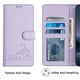 thumbnail image 4 of Funda tipo cartera FOXDOCK para Google pixel 8A con soporte, ranuras, RFID, diseño de gato, 4 of 5