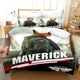 thumbnail image 1 of TV Top Gun Maverick Bedding Set Boys Girls Size Duvet Cover Pillowcase Bed Kids Adult Fashion Home Textileextile Bed Sheets, 1 of 5