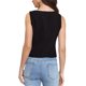 thumbnail image 3 of INSPIRE CHIC Top de Verano Ligero sin Mangas Asimétrico para Mujer con Botones Negro XL, 3 of 6