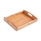 thumbnail image 1 of Bandeja De Madera Rústica Con Despensa De Almacenamiento De 2 Asas Rectangular Para Fiesta BBQ Ebony Small, 1 of 3