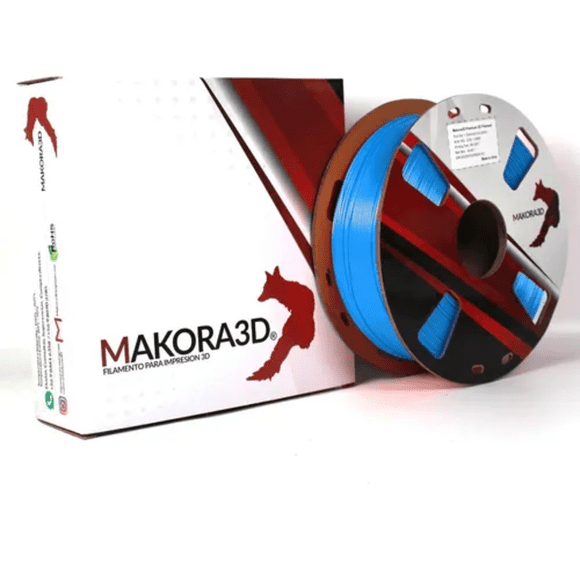 Filamento Silk/Seda/Metalizado PLA+ 1 kg Colores Makora3D