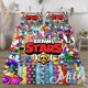 thumbnail image 3 of brawl stars Soft 3D Printed Duvet Cover Bedding Set with Comforter Cover 3 Piece Set Includes 2 Pillowcases and 1 Cover Machine Washable, 3 of 3