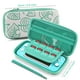 thumbnail image 3 of Kit de accesorios para consola de juegos 9 en 1 para Switch Lite, con protector de pantalla, tapas de joystick, funda transparente, calcomanías DIY, bolsa de transporte, correa para la muñeca, 3 of 7