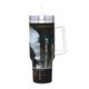 thumbnail image 2 of El Hobbit Vaso aislado de acero inoxidable con asa, diseño temático, regalo para familia, amigos y fans; incluye pajita y encaja en el portavasos estándar, 40 oz, 2 of 6