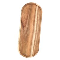 Bothyi - Bandeja De Madera Para Servir, Estilo Japonés, Plato De Madera Para Tartas, Aperitivos, Postres, Estilo B Ovalado