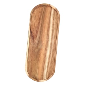 Bothyi - Bandeja De Madera Para Servir, Estilo Japonés, Plato De Madera Para Tartas, Aperitivos, Postres, Estilo B Ovalado