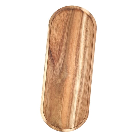 Bothyi - Bandeja De Madera Para Servir, Estilo Japonés, Plato De Madera Para Tartas, Aperitivos, Postres, Estilo B Ovalado