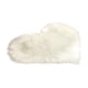 thumbnail image 4 of Alfombra de felpa en forma de corazón, alfombra para mesita de noche, adorno bonito, regalos de cumpleaños, alfombra pequeña, alfombra antideslizante Blanco, 4 of 5