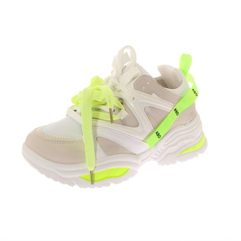 Zapatilla Blanco/Verde Vía Franca