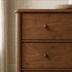 thumbnail image 3 of Cómoda "Caléu" 3 Cajones Mueble de Madera Estilo Romántico - Café - 100x40x90 cm, 3 of 3