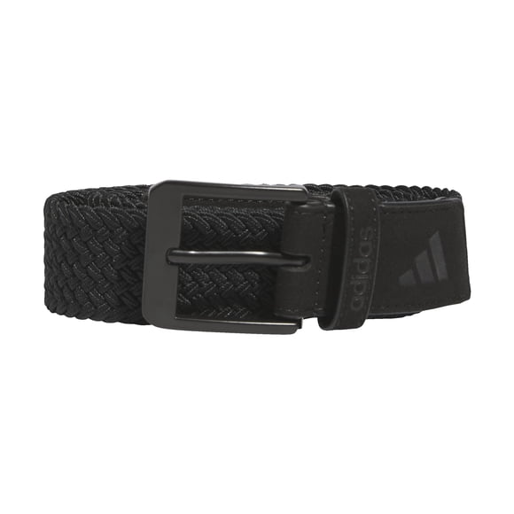 Cinturón adidas Braided Stretch negro pequeño/mediano