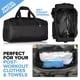 thumbnail image 5 of Bolsa de entrenamiento Fitdom 32 L con compartimento para calzado y bolsillo impermeable (51 cm), 5 of 7