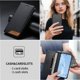 thumbnail image 2 of Funda Tipo Cartera de Cuero Sintético para Samsung Galaxy A24 4G Bloqueo RFID, con Ranuras para Tarjetas y Bolsillo para Efectivo, Cierre Magnético Fuerte Negro, 2 of 6