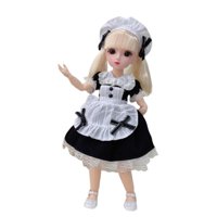 Bothyi - Muñecas Bjd 1/6, 23 Articulaciones Móviles, Muñeca Bjd De 12 Pulgadas Para Colección, Color Negro