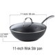 thumbnail image 2 of Wok Cooks Standard 28 cm Antiadherente de Aluminio Anodizado, 2 of 7