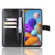 thumbnail image 3 of Funda tipo libro para Samsung Galaxy A21S, cartera todo‑en‑uno, funda multifuncional con tarjetero y correa de muñeca desmontable, 3 of 4
