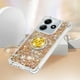 thumbnail image 5 of FOXDOCK Funda Glitter Líquida para Xiaomi Redmi Note 14 4G con Anillo Brillante, TPU Antichoques y Esquinas Reforzadas, Soporte, 5 of 6