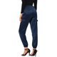 thumbnail image 3 of INSPIRE CHIC Pantalones Casuales de Satén Cargo Joggers de Cintura Alta con Cintura Elástica para Mujer Regreso a Clases L Azul Real, 3 of 6