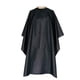thumbnail image 1 of Capa de peluquería impermeable de longitud completa, capa de peluquería para cortar y teñir el cabello, capa de peluquería unisex para peluquería, barbería, capa de tela (negra), 1 of 8
