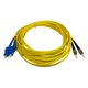 thumbnail image 1 of JFSTC5. Cable puente de fibra óptica monomodo dúplex SM de 5 metros con conectores ST/UPC a SC/UPC, diámetro de 3 mm y núcleo/revestimiento 9/125 µm, 1 of 3