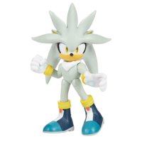 Figura De Acción Sonic The Hedgehog Plateado 6Cm