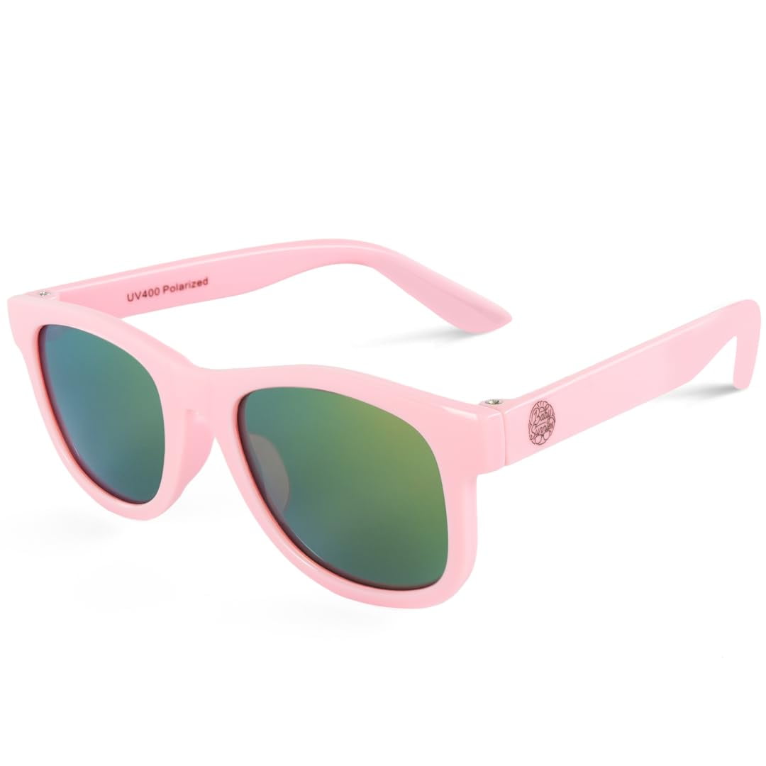 Gafas De Sol Baby Sunnies Polarizadas Para Niños Pequeños, Uv400, Azul Marino