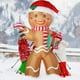 thumbnail image 3 of Gingerbread Man AerWo inflable navideño de 8 pies con LED, 3 of 3