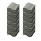 thumbnail image 1 of 60 Uds Ladrillos De Pared Rojos 1/16 Decoración Para Casas De Mu?ecas Accesorios De Escena De Vida Forma Gris S, 1 of 2