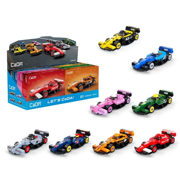 Auto De Carreras F1 Bloques Para Armar CaDA Colección Sorpresa