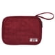 thumbnail image 5 of Organizador De Cable Electrónico Portátil Bolsas Cargador USB Estuches De Almacenamiento Wine Red, 5 of 5