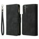 thumbnail image 3 of For Samsung Galaxy S23 S22 Plus Note 20 Ultra 5G Wallet Case For Women Men, PU Leather Magnetic Flip Lanyard Strap Wristlet Zipper Card Holder Phone Cases, 3 of 3