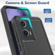 thumbnail image 5 of Funda GSDCB para Motorola Moto G Stylus 5G 2024 con protector de pantalla de vidrio templado, capa interior suave de TPU y cubierta trasera exterior rígida de doble capa (negra), 5 of 6
