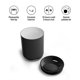 thumbnail image 4 of Vaso bajo Fellow Rocky 296 ml negro mate juego de 2, 4 of 6