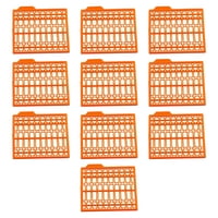 Magideal - 10 Uds. Tapón De Cebo De Pesca De Carpa, Carne De Bagre, Boilies De Maíz, Accesorios De Tapón, Aparejo Para El Cabello, Aparejos De Pesca Naranja