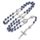 thumbnail image 3 of Collar de rosarios SZQCZB con cruz católica con crucifijo para mujer, 3 of 6