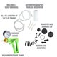 thumbnail image 2 of Kit de prueba OEMTOOLS 25136 para purgador de frenos y bomba de vacío para un solo hombre, útil herr, 2 of 7