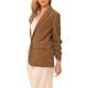 thumbnail image 4 of INSPIRE CHIC Blazers de pana para mujer elegantes y casuales con un botón, solapa, manga larga, chaquetas de traje de oficina con bolsillos XL marrón, 4 of 6