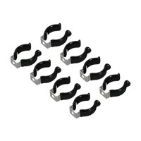 Ioensy - 8X Clips Soporte Soporte Lámpara Forma U Tubo Led Reemplazo T12