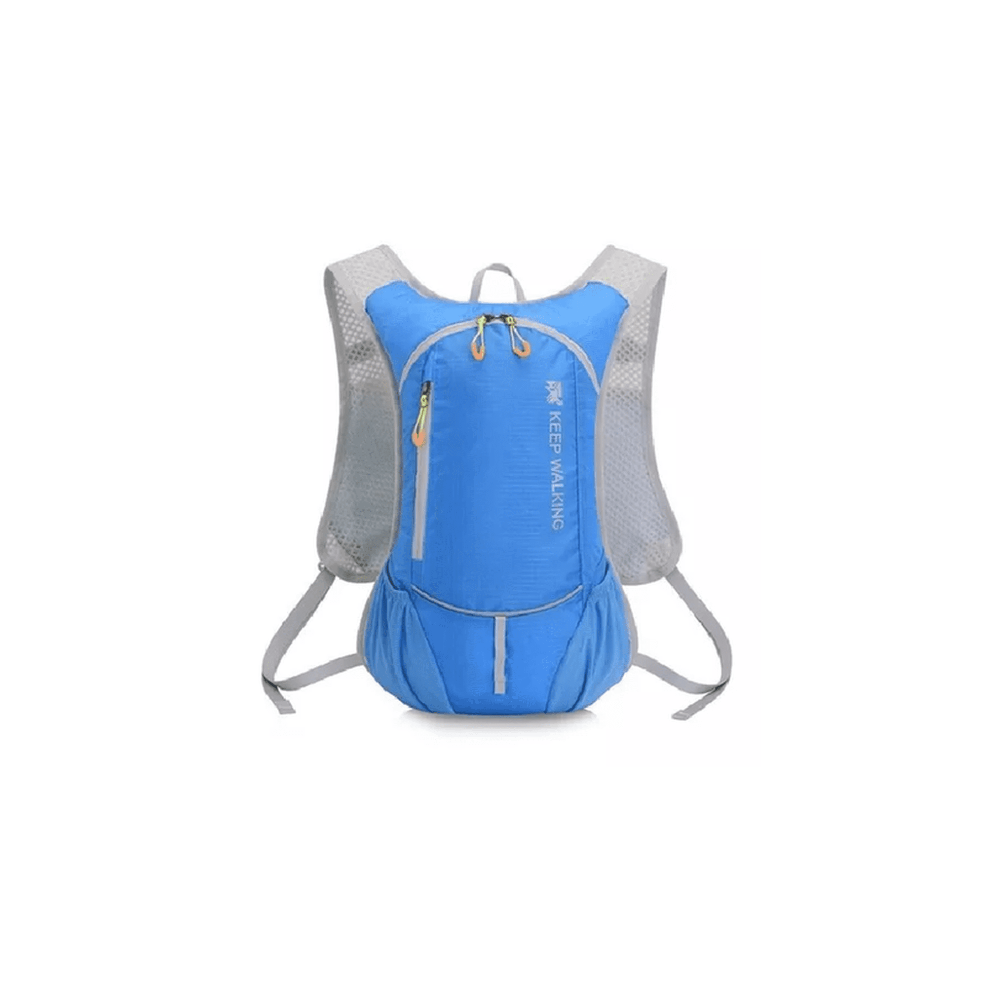 Genérico - Mochila Ultraligera Outdoor Trekking Running + Bolsa Agua Celeste