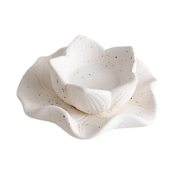 Portavelas De Loto, Portavelas Para Aniversario, Dormitorio, Granja, Gypsophila Blanca