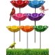 thumbnail image 1 of Estaca jardín flor metal hecha mano baño pájaros estación riego abejas mariposas exterior, 1 of 7