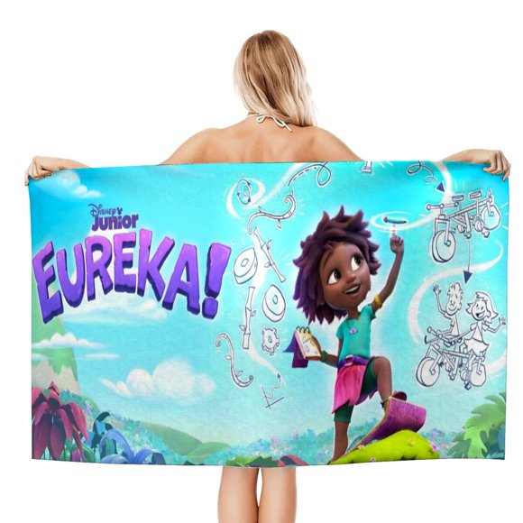 Eureka Toalla de playa de secado rápido con diseño temático, regalo para mujeres y niñas, ideal para cumpleaños, fans, amantes de la música, uso en la playa o al aire libre, 78 × 160 cm
