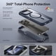 thumbnail image 3 of Funda ESR para iPhone 15 Pro Max con soporte MagSafe, color azul transparente, 3 of 8